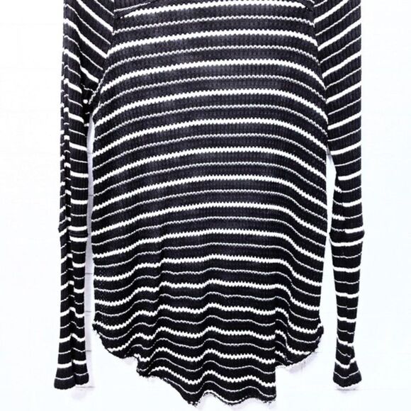 FREE PEOPLE Kristina Striped Cowl Neck Top M - Picture 8 of 9